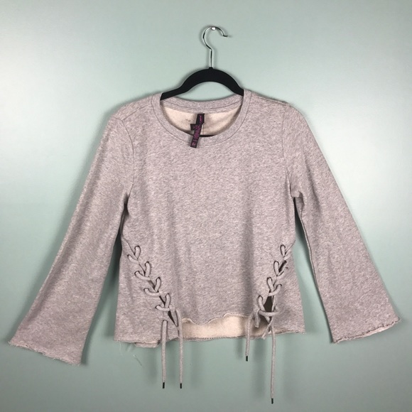 Betsey Johnson Tops - Betsey Johnson Grey Sweatshirt
